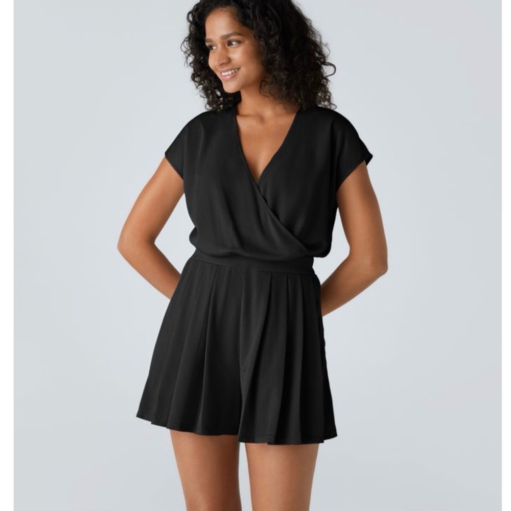 HALARA Black Women's Romper